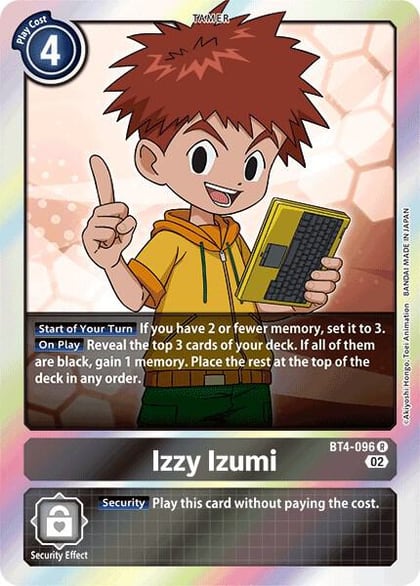 Izzy Izumi (Resurgence Booster Reprint), Resurgence Booster BT4-096 R