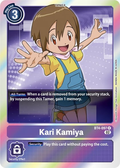 Kari Kamiya (Resurgence Booster Reprint), Resurgence Booster BT4-097 R