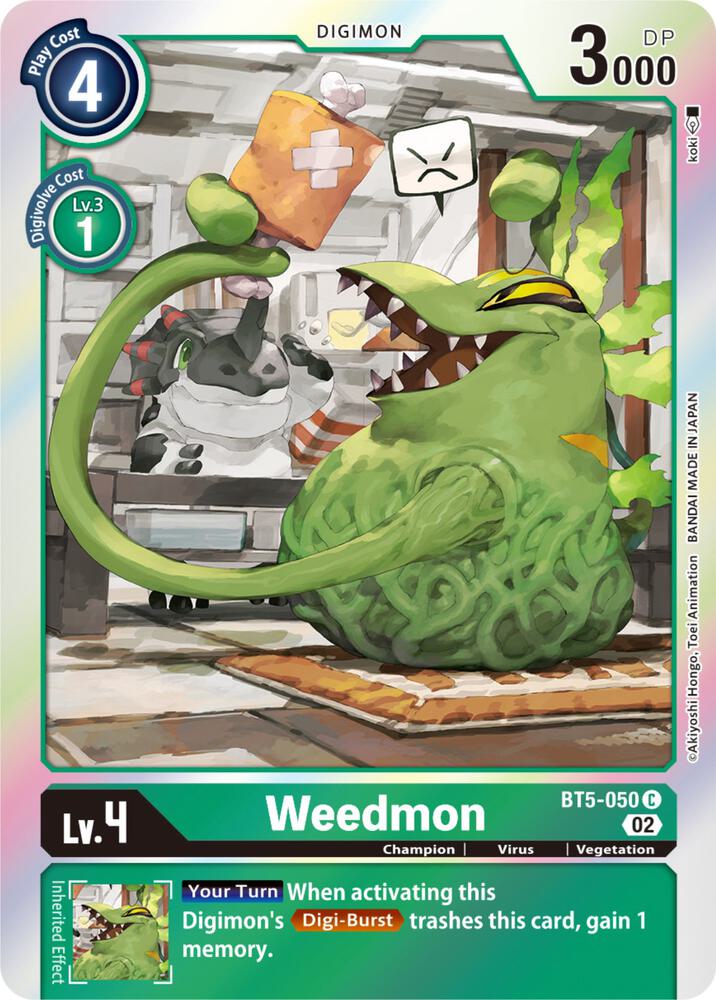 Weedmon (Resurgence Booster Reprint), Resurgence Booster BT5-050 C