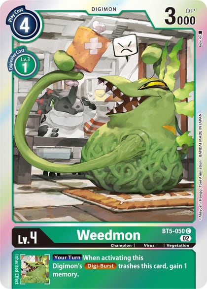 Weedmon (Resurgence Booster Reprint), Resurgence Booster BT5-050 C