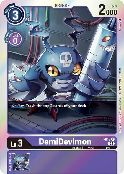 DemiDevimon - P-017 (Resurgence Booster Reprint), Resurgence Booster P-017 P