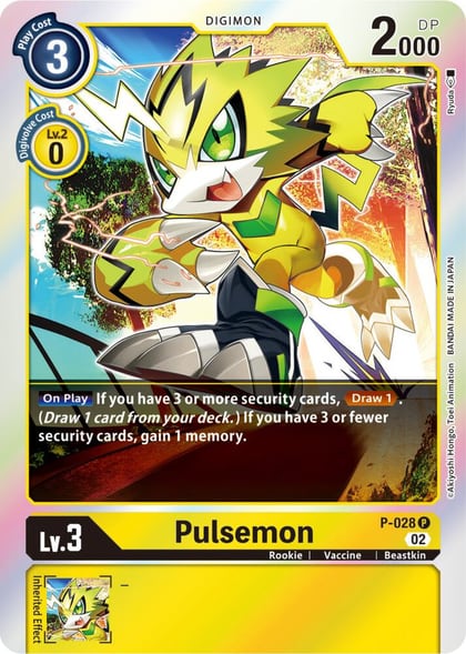 Pulsemon - P-028 (Resurgence Booster Reprint), Resurgence Booster P-028 P