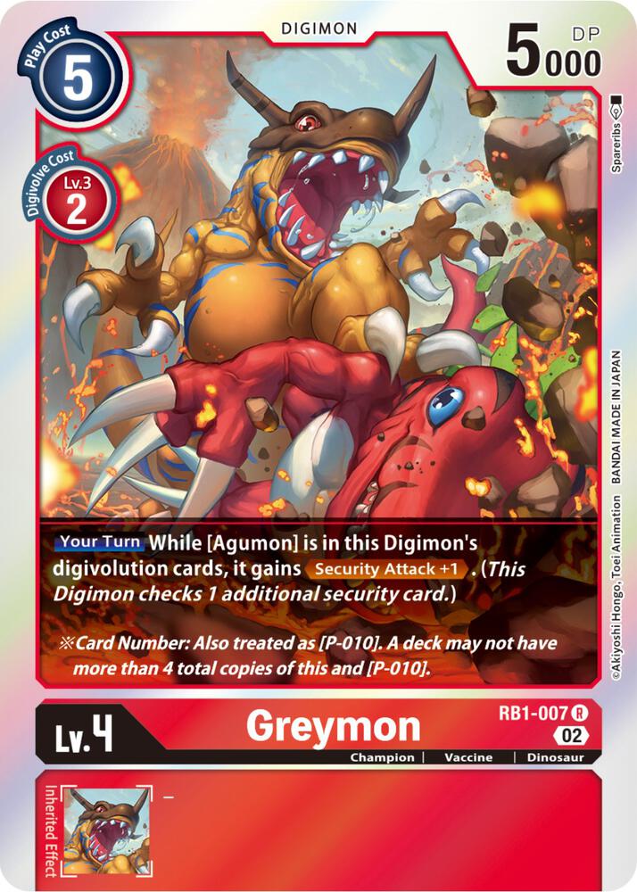 Greymon, Resurgence Booster RB1-007 R