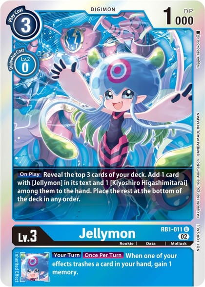 Jellymon (Resurgence Booster Box Promotion Pack), Resurgence Booster RB1-011 U