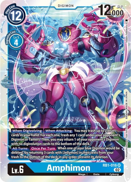 Amphimon, Resurgence Booster RB1-016 SR
