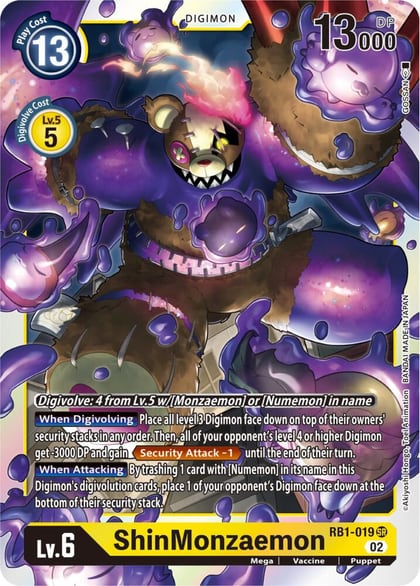 ShinMonzaemon, Resurgence Booster RB1-019 SR