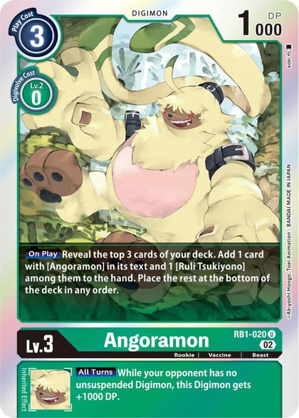 Angoramon, Resurgence Booster RB1-020 U