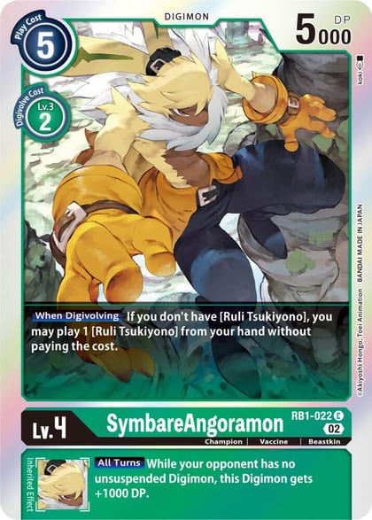 SymbareAngoramon, Resurgence Booster RB1-022 C