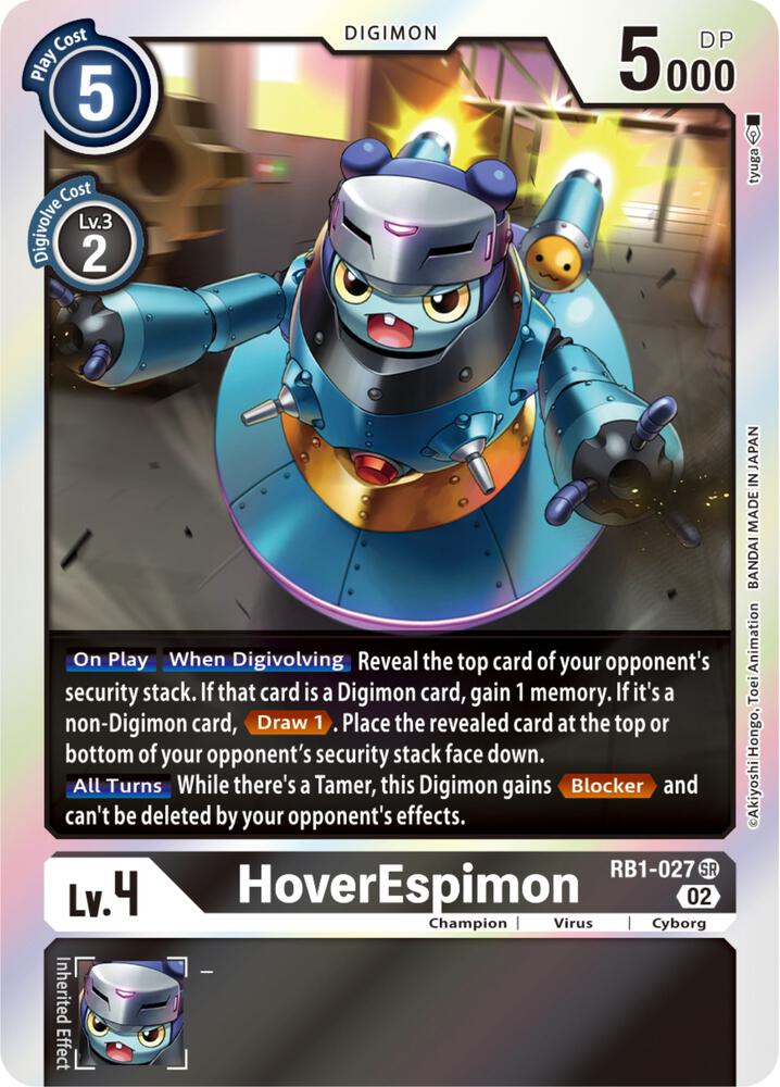 HoverEspimon, Resurgence Booster RB1-027 SR