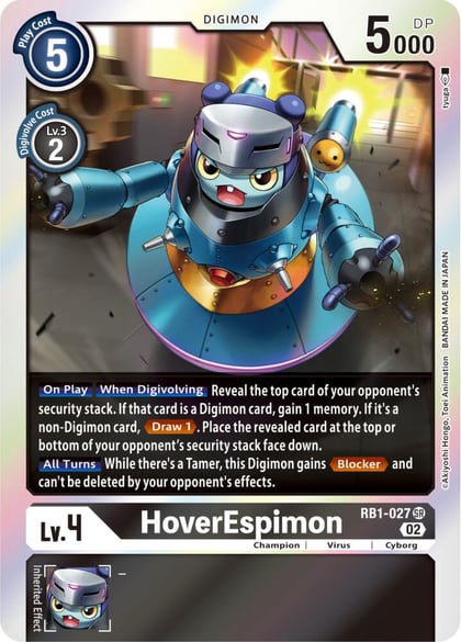 HoverEspimon, Resurgence Booster RB1-027 SR