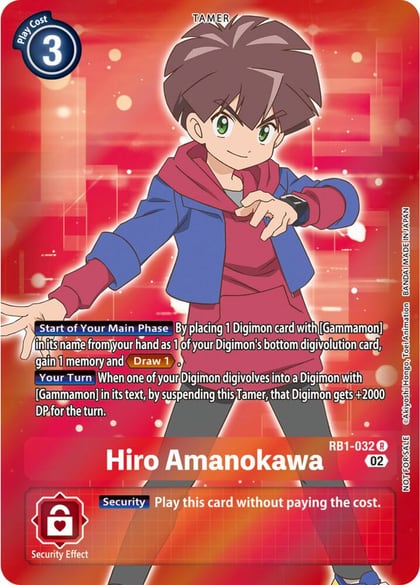 Hiro Amanokawa (Resurgence Booster Box Promotion Pack), Resurgence Booster RB1-032 R