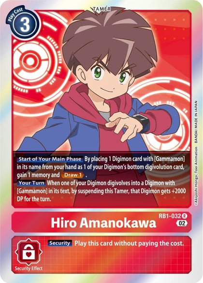 Hiro Amanokawa, Resurgence Booster RB1-032 R