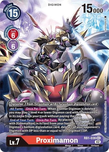 Proximamon (Textured Alternate Art), Resurgence Booster RB1-036 SEC
