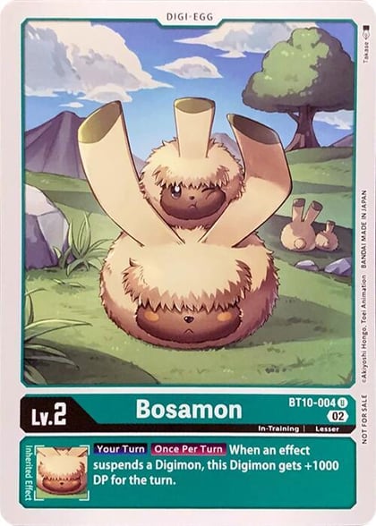 Bosamon, Revision Pack Cards BT10-004 U