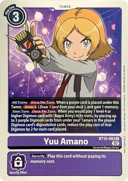 Yuu Amano, Revision Pack Cards BT10-093 R