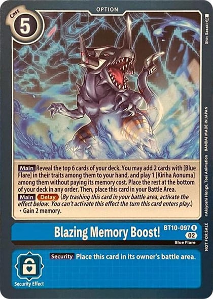 Blazing Memory Boost!, Revision Pack Cards BT10-097 R