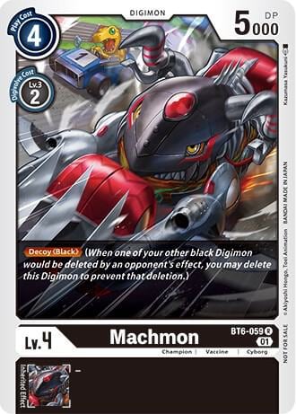 Machmon, Revision Pack Cards BT6-059 R