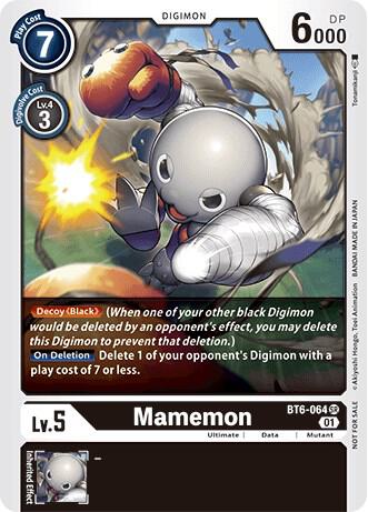 Mamemon, Revision Pack Cards BT6-064 SR