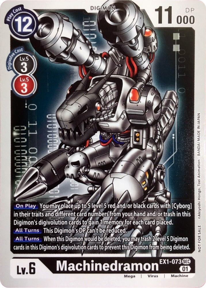 Machinedramon, Revision Pack Cards EX1-073 SEC
