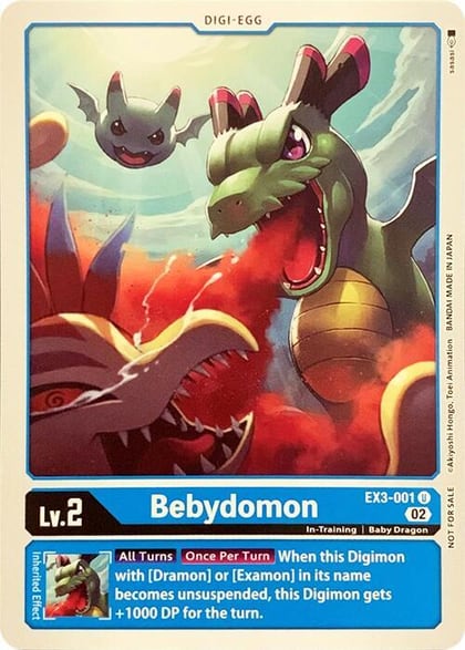 Bebydomon, Revision Pack Cards EX3-001 U