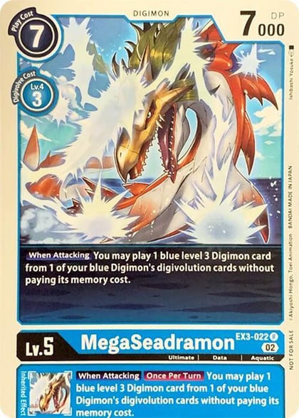 MegaSeadramon, Revision Pack Cards EX3-022 R