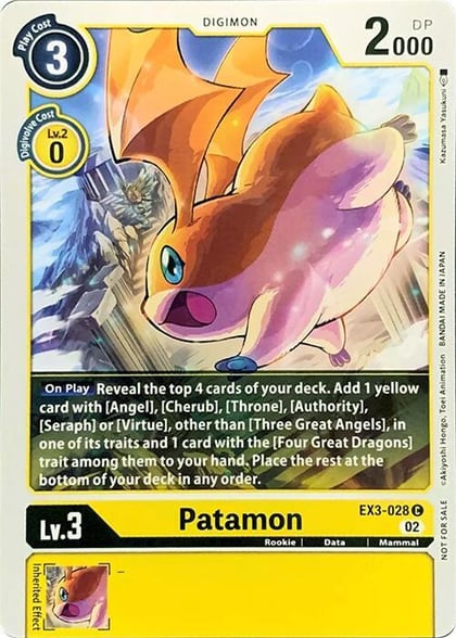 Patamon, Revision Pack Cards EX3-028 C
