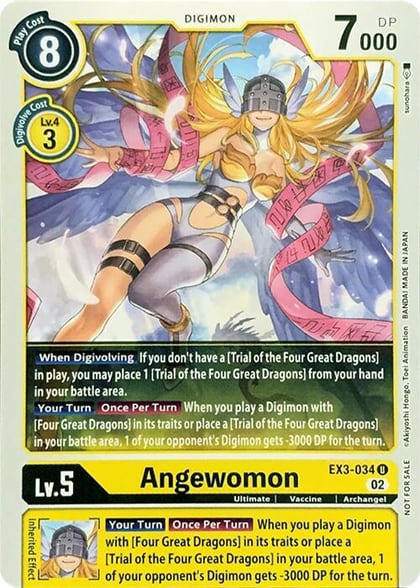 Angewomon, Revision Pack Cards EX3-034 U