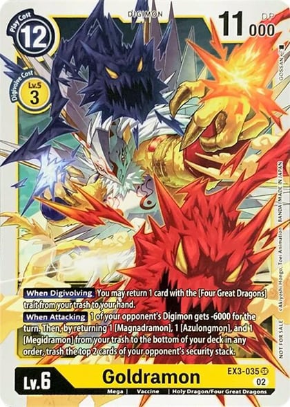 Goldramon, Revision Pack Cards EX3-035 SR
