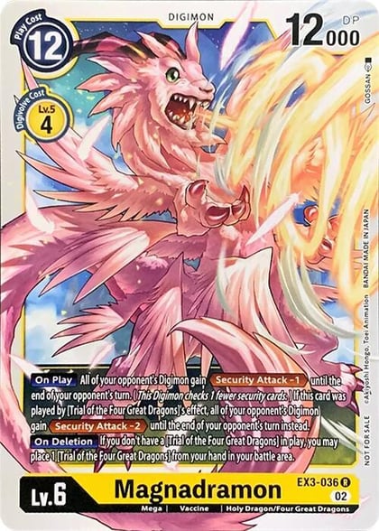 Magnadramon, Revision Pack Cards EX3-036 R