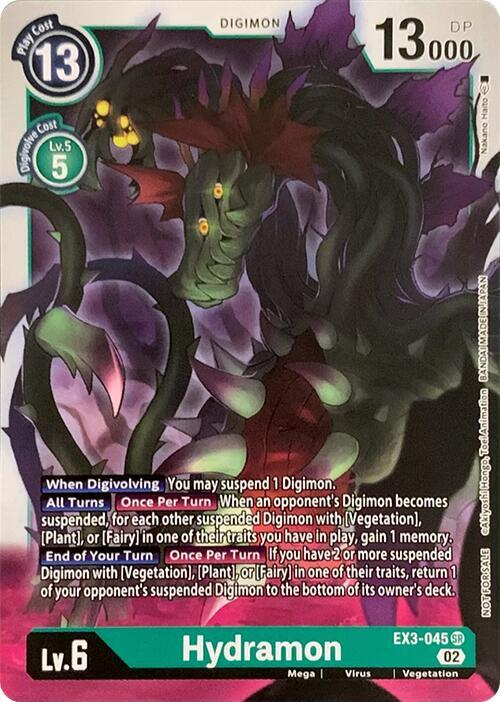 Hydramon, Revision Pack Cards EX3-045 SR