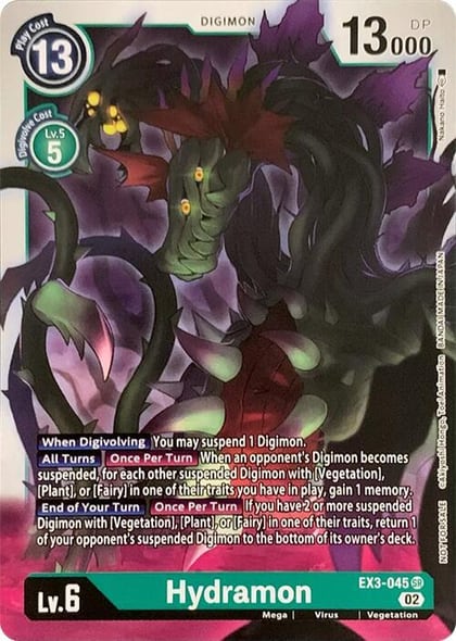 Hydramon, Revision Pack Cards EX3-045 SR