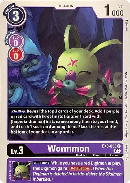 Wormmon, Revision Pack Cards EX3-055 R