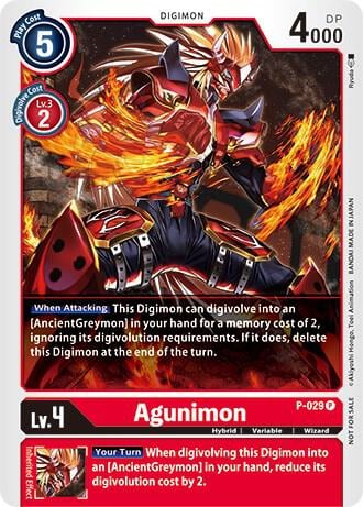 Agunimon - P-029, Revision Pack Cards P-029 P