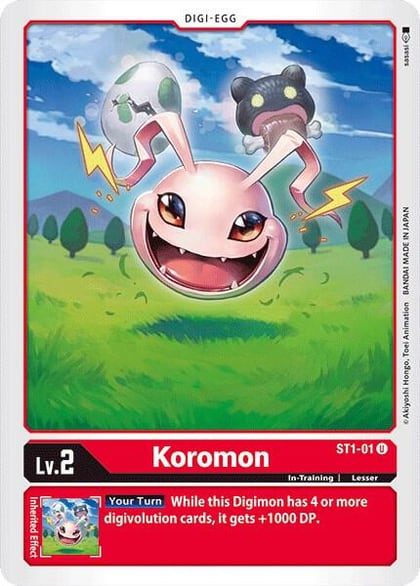 Koromon, Starter Deck 01: Gaia Red ST1-01 U