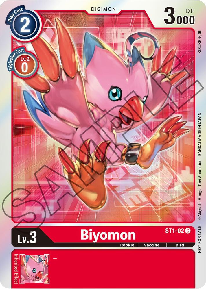 Biyomon - ST1-02 (Event Pack 1), Starter Deck 01: Gaia Red ST1-02 C