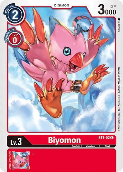 Biyomon, Starter Deck 01: Gaia Red ST1-02 C
