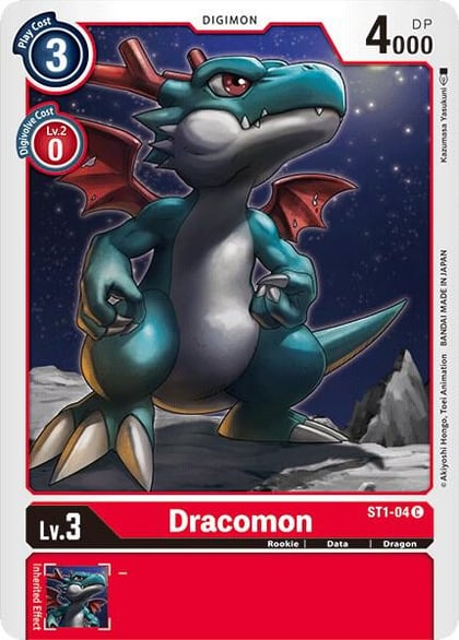 Dracomon, Starter Deck 01: Gaia Red ST1-04 C
