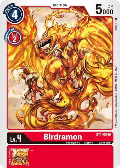 Birdramon, Starter Deck 01: Gaia Red ST1-05 C