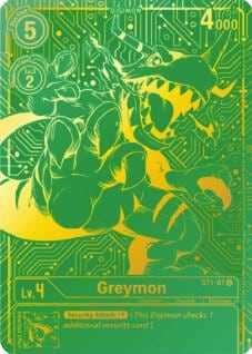 Greymon - ST1-07 (2021 Championship Finals Top 16), Starter Deck 01: Gaia Red ST1-07 U
