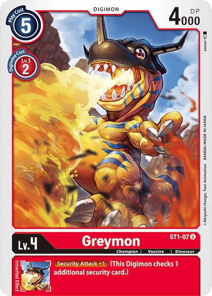 Greymon, Starter Deck 01: Gaia Red ST1-07 U
