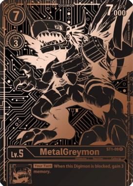 MetalGreymon - ST1-09 (2021 Championship Finals 3rd Place), Starter Deck 01: Gaia Red ST1-09 R