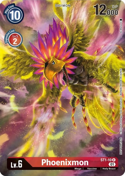 Phoenixmon (1-Year Anniversary Box Topper), Starter Deck 01: Gaia Red ST1-10 R