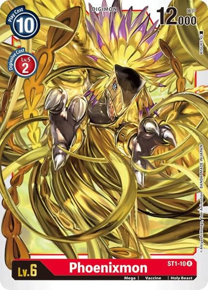 Phoenixmon, Starter Deck 01: Gaia Red ST1-10 R