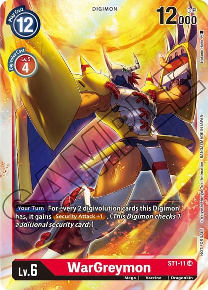 WarGreymon - ST1-11 (Event Pack 1), Starter Deck 01: Gaia Red ST1-11 SR