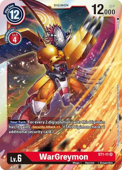 WarGreymon, Starter Deck 01: Gaia Red ST1-11 SR