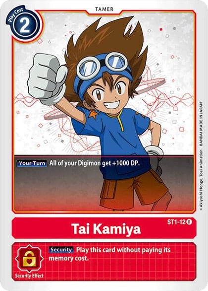 Tai Kamiya, Starter Deck 01: Gaia Red ST1-12 R