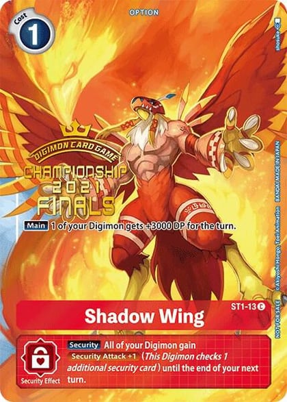 Shadow Wing (2021 Championship Finals Tamer's Evolution Pack), Starter Deck 01: Gaia Red ST1-13 C