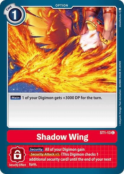 Shadow Wing, Starter Deck 01: Gaia Red ST1-13 C