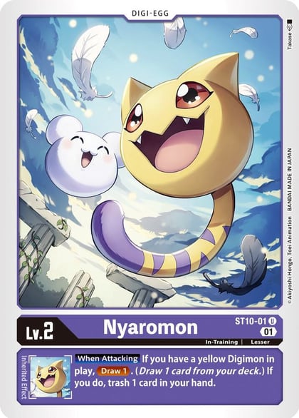 Nyaromon, Starter Deck 10: Parallel World Tactician ST10-01