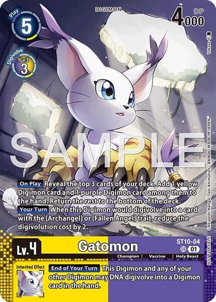 Gatomon (Event Pack 9), Starter Deck 10: Parallel World Tactician ST10-04 SR